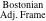 Bostonian  Adj. Frame